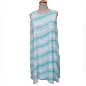 EUC Calvin Klein Chiffon Fully Lined Sleeveless Dress